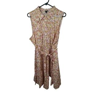 Torrid Pink Floral Midi Dress